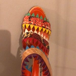 Manolo Blahnik Snakeskin Heels